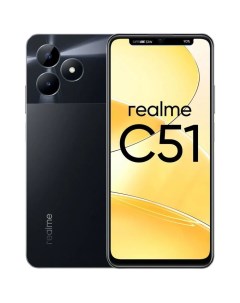 Смартфон C51 4 64GB RU Black Realme