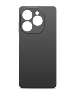 Чехол для Tecno Spark 20C силиконовый матовый черный Miuko