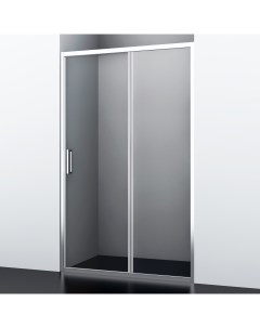Душевая дверь в нишу Main 41S13 110x200 профиль серебристый стекло прозрачное Wasserkraft