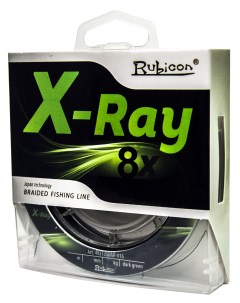 Леска плетеная X Ray 8x 135m dark green 0 14 mm Rubicon
