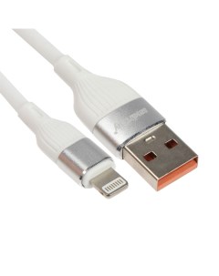 Кабель S72 USB Lightning 1 м белый Smartbuy