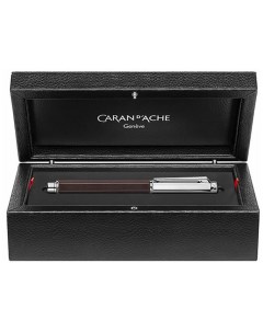 Ручка роллер Carandache Varius Ebony Silver Plated черный цвет чернил Caran d`ache