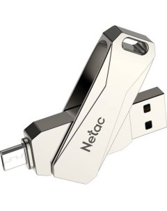 Флешка USB U381 16ГБ USB3 0 серый Netac