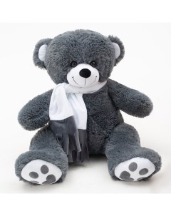 Мягкая игрушка Медведь Ден серый 80 см 404 45 74 1 Fixsitoysi