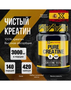 Креатин Моногидрат Premium Creatine Monohydrate 420 капсул 3000 мг 140 порций Hx nutrition