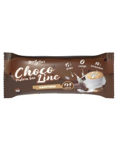 Протеиновый батончик в темном шоколаде Chocoline Капучино 20 шт по 50 г Bootybar