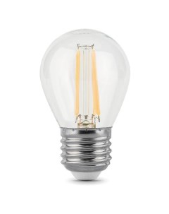 Лампа Gauss Filament Шар 7W 550lm 2700К Е27 LED Filament Шар 7W 550lm 2700К Е27 LED