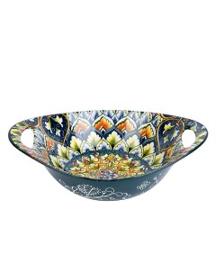 Салатник овальный с ручками 22 7x15 2x6 6 см фарфоровый Arabesque 860080 Nouvelle