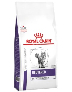 Сухой корм для кошек Neutered Satiety Balance 12 шт по 0 3 кг Royal canin