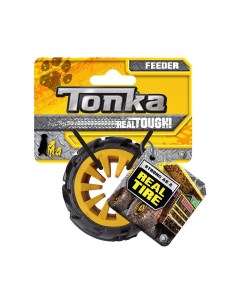 Игрушка дозатор лакомств для собак Мега цвет желтый черный 6 4см Tonka