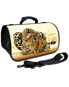 Сумка переноска для животных Leopard 43х25х24см Foxie