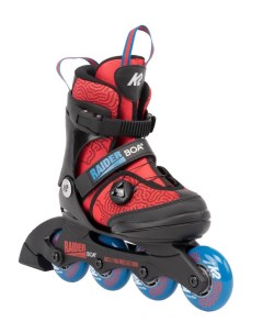 Коньки роликовые Skates Raider Boa 30G0185 1 1 M детские красный голубой M K2