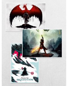Постеры интерьерные Dragon Age Ru-print