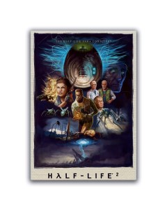 Картина для интерьера на холсте Half Life Ru-print