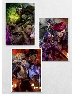 Постеры интерьерные League Of Legends Ru-print