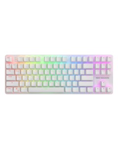 Проводная игровая клавиатура Keyrox TKL White RSQ 20031 Red square