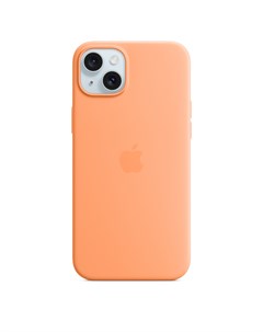 Чехол для смартфона iPhone 15 Plus Silicone MagSafe Orange Sorbet Apple
