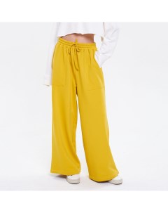 Жёлтые широкие брюки Fishka