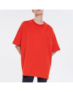 Красная оверсайз футболка Fishka