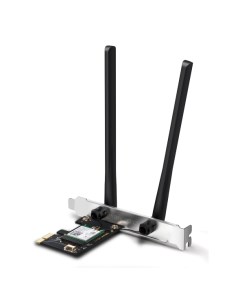 Адаптер Bluetooth Wi Fi MA80XE 802 11a b g n ac ax 2 4 5 ГГц до 2 98 Гбит с PCI E внешних антенн 2 M Mercusys