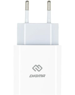Сетевое зарядное устройство DGW2C 20 Вт USB type C PD белый DGW2C0F010WH Digma
