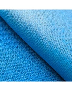 Ткань джутовая ламинированная 300гр м 1 34м х 1м цвет голубой Kraftcom