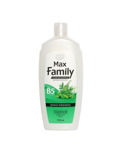 Семейный шампунь MaxFamily для всех типов волос ТРАВЯНОЙ 700 мл Max family