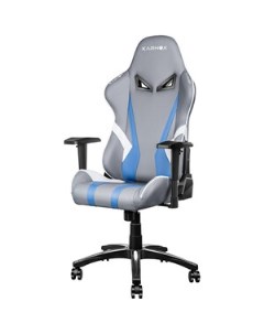 Премиум игровое кресло HERO Lava Edition серо синий KX80010205 LA Karnox