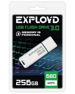 Накопитель USB 3 0 256GB EX 256GB 680 White 680 белый Exployd