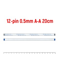 Шлейф тачпада для ноутбука Asus A53 FFC 12 pin Шаг 0 5mm Длина 20cm Прямой A A AWM 20624 8 Оем