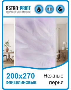 Фотообои флизелиновые Перья нежные 200х270 Astan