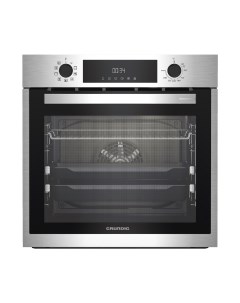 Встраиваемый электрический духовой шкаф GEBM11301XC серебристый Grundig