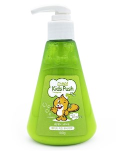 Детская зубная паста с яблоком Tooth Paste Kids Push Apple Mint Hanil