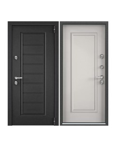 Дверь входная Torex для дома Village advanced 950х2050 правый терморазрыв серый белый Torex стальные двери