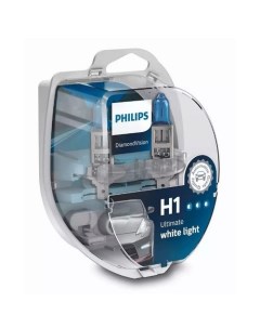 Лампа автомобильная галогенная 12258DVS2 H1 12В 55Вт 2шт Philips