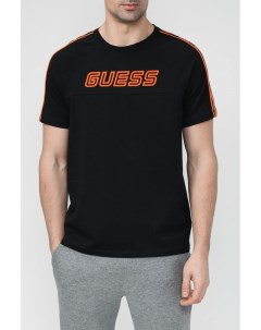 Хлопковая футболка с принтом Guess