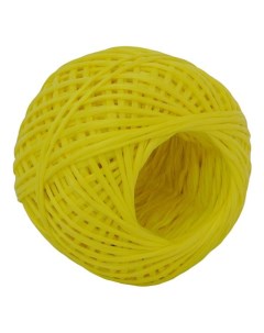 Шпагат из полипропилена 3мм х 100м 4шт цвет желтый Kraftcom