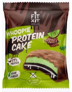 Спортивный батончик WHOOPIE PROTEIN CAKE с шоколадом и киви 90 г Fit kit