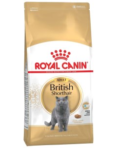 Сухой корм для кошек British Shorthair Adult для британских 2 шт по 4 кг Royal canin