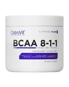 BCAA 8 1 1 200 г без вкуса Ostrovit