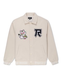 Толстовка Lucky Nerm Varsity Jacket Cream Ripndip