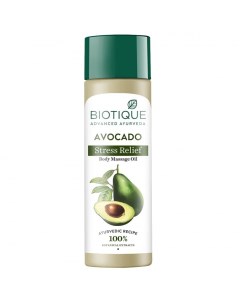 Расслабляющее массажное масло для тела с авокадо 200мл Biotique