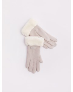 Тёплые замшевые перчатки с функцией Touch Screen Zolla