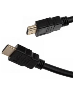 Кабель аудио видео CS HDMI 1 4 1 HDMI m HDMI m 1м позолоченные контакты черный Cactus