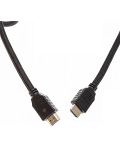 Кабель аудио видео CS HDMI 2 1 HDMI m HDMI m 1м позолоченные контакты черный Cactus