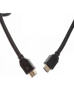 Кабель аудио видео CS HDMI 2 1 5 HDMI m HDMI m 1 5м позолоченные контакты черный Cactus
