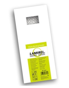 Пружина LA 78670 пластиковая Lamirel 10 мм белый 100шт Fellowes