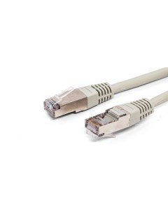 Кабель патч корд F UTP 5e кат 0 5м FL F5 0 5M 26AWG 7x0 16 мм омедненный алюминий CCA PVC серый Filum