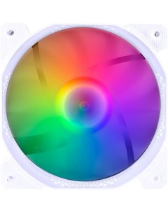 Вентилятор для корпуса F1 PLUS WH 140x140x25mm LED 5 color 1000rpm 3 pin bulk 1stplayer