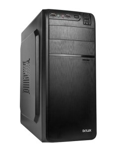 Корпус ATX DW600 черный БП 500W Delux